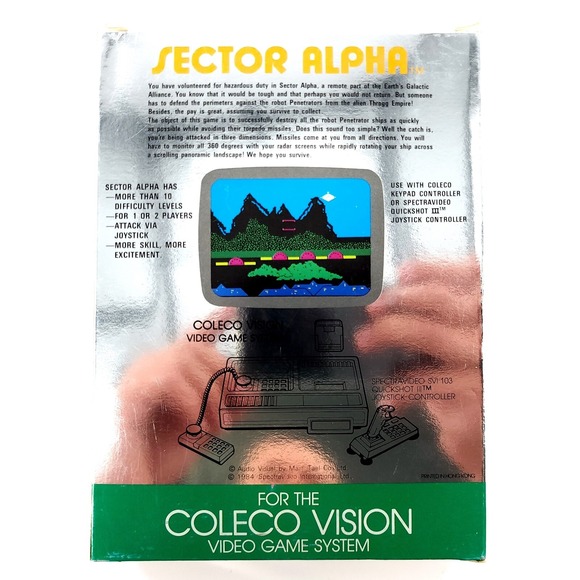 Sector Alpha (ColecoVision) Spectravideo Complete In Box Tested & Works - Picture 7 of 12